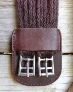 Protège boucle en cuir pour sangle Mohair